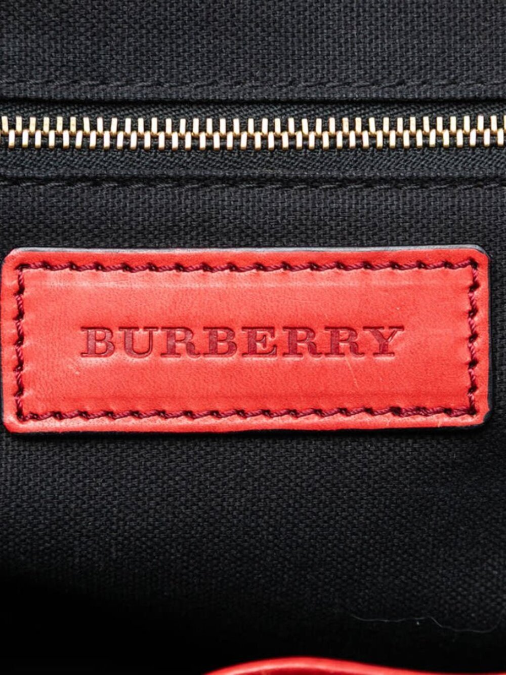 BURBERRY BRIDLE ORCHARD BOWLING BAG  / RED - Picture 4 of 6